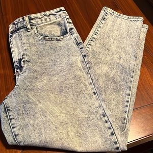 Retro acid wash denim